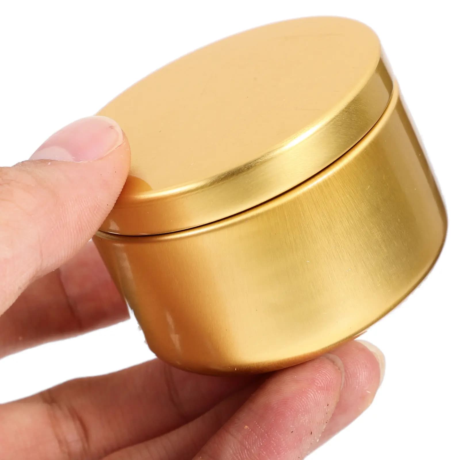 20 contenitori in alluminio, piccoli contenitori per crema, scatole portatili per riporre oggetti, perfette per il viaggio, per il trucco e la crema