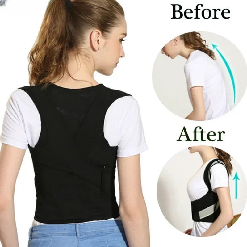 Bambini Corsetto per adulti Correttore posturale per la schiena Terapia Spalla Tutore lombare Cintura di supporto per la colonna vertebrale Correzione della postura per uomini Donne