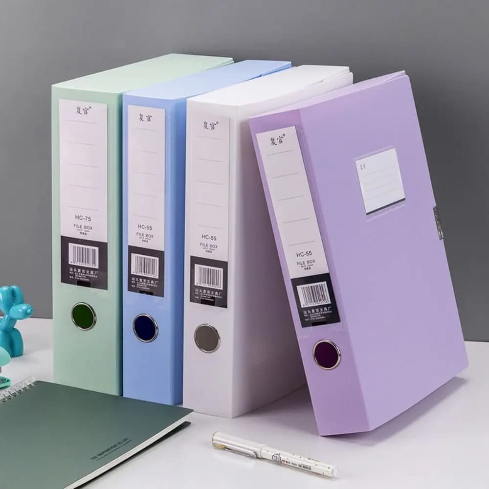 Large Capacity A4 Multifunctional Document Storage Box Folder Office Information File Organizer for Learning And Document Manage
