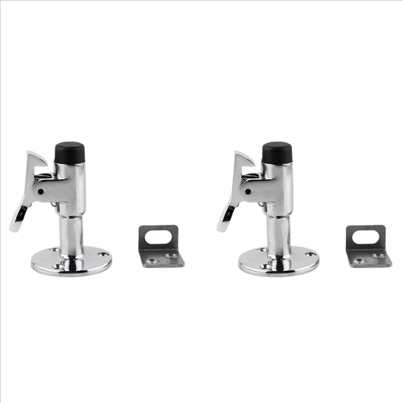 【GRANDE SCONTO】2 Pezzi Fermaporta Robusto da 7 cm con Gancio e Punta in Gomma, Fermaporta per Barche, Maniglia a Molla per Yacht, Camper, Roulotte, Imbarcazioni Marine