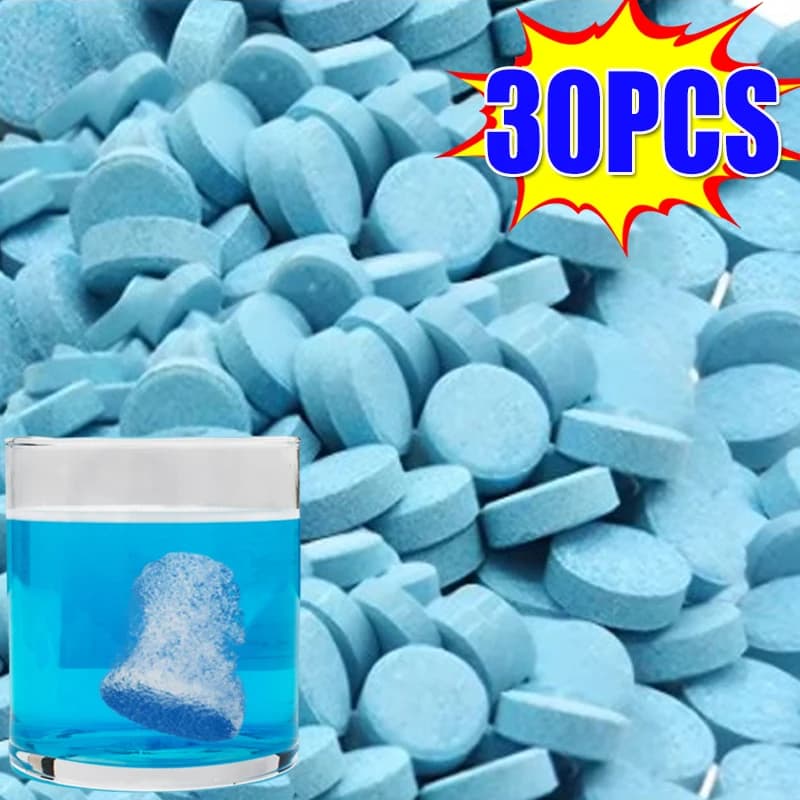 1-30 pz Super Concentrato Tergicristallo Acqua di Vetro Compresse Effervescenti Fine Polvere di Rimozione Dei fanghi Auto Solido Cleaner Accessori Auto