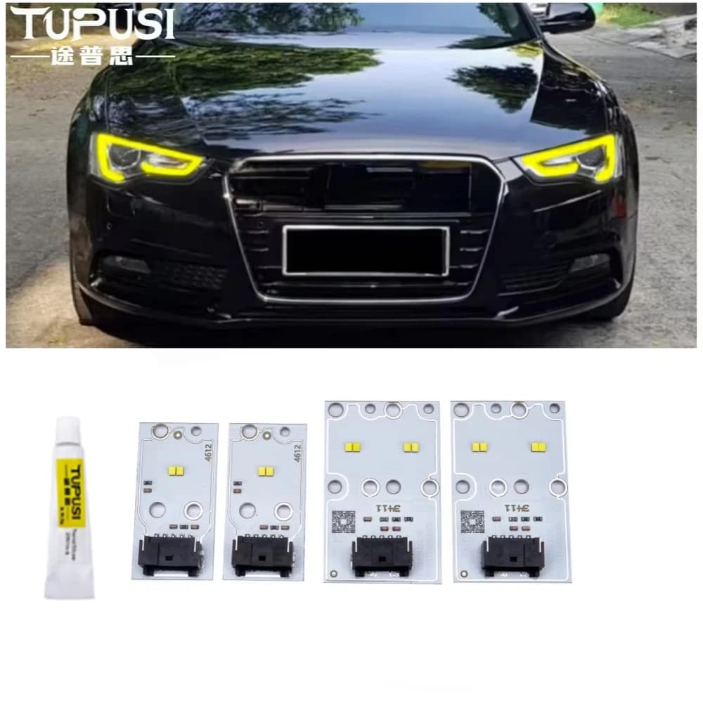 2012-2016 per Audi A5 S5 Accessori auto Nuovo LED giallo Chip di controllo Modulo Luce diurna DRL Angel Eyes Fabbrica diretta