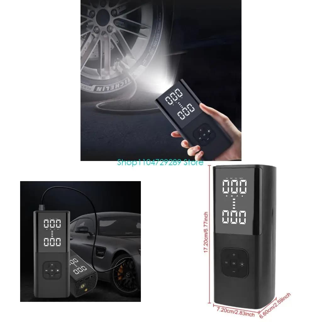 D8ke pneumatico digitale portatile pompa efficienza pneumatico inflazione rapida facile per manutenzione del avvio