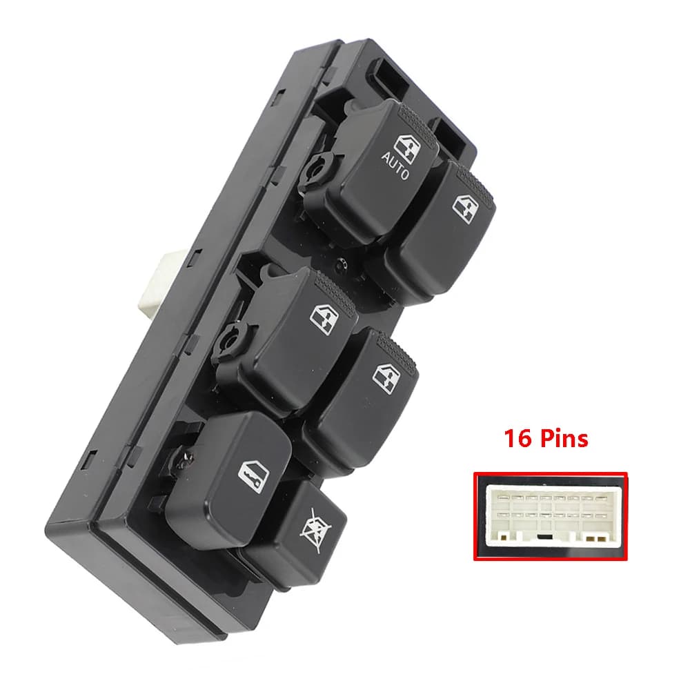 Per LHD Kia Sorento 2002-2009 Master Finestra Sollevatore Interruttore Pulsante di Controllo 16 Pin 93570-3E410-BL per la versione ad alta configurazione