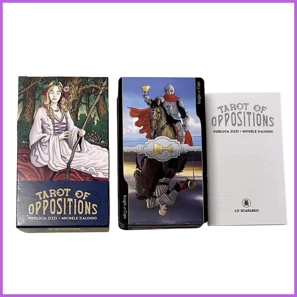 Tarocchi di opposizioni 78 carte versione inglese tarocchi mazzo di tarocchi tarocchi mazzo di tarocchi Oracle Card tarocchi The sehmy