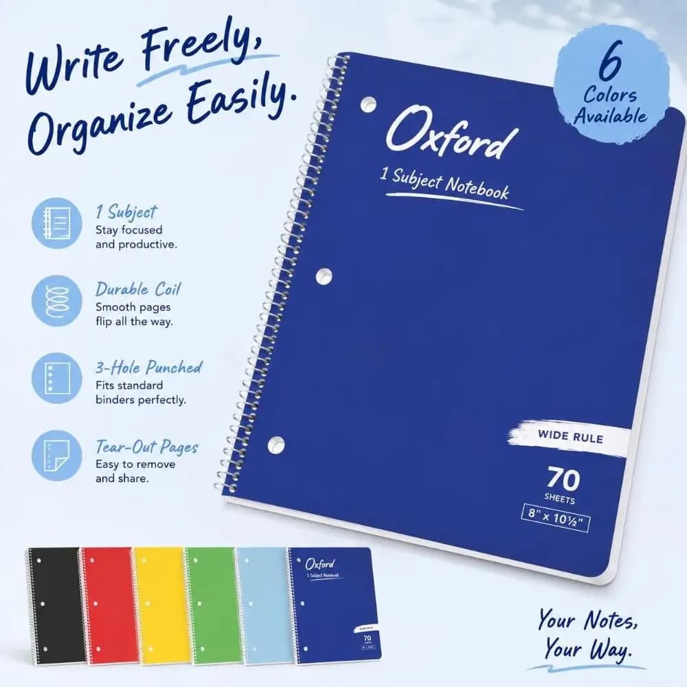 4Pcs Thickened Notebook 70 Sheets Time Management Notepad Flip Over Design Horizontal Line Inner Page Diary Weekly Planner