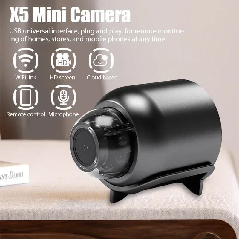 Hot Mini telecamera di sicurezza Wifi 1080P con rilevamento del movimento per il monitoraggio del bambino e la sorveglianza della sicurezza domestica