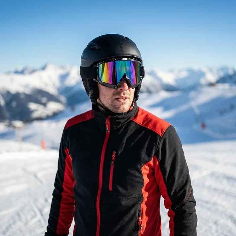 Motorcycle helmet visor, ski goggles, windproof and sandproof goggles, outdoor sports and cycling equipment
