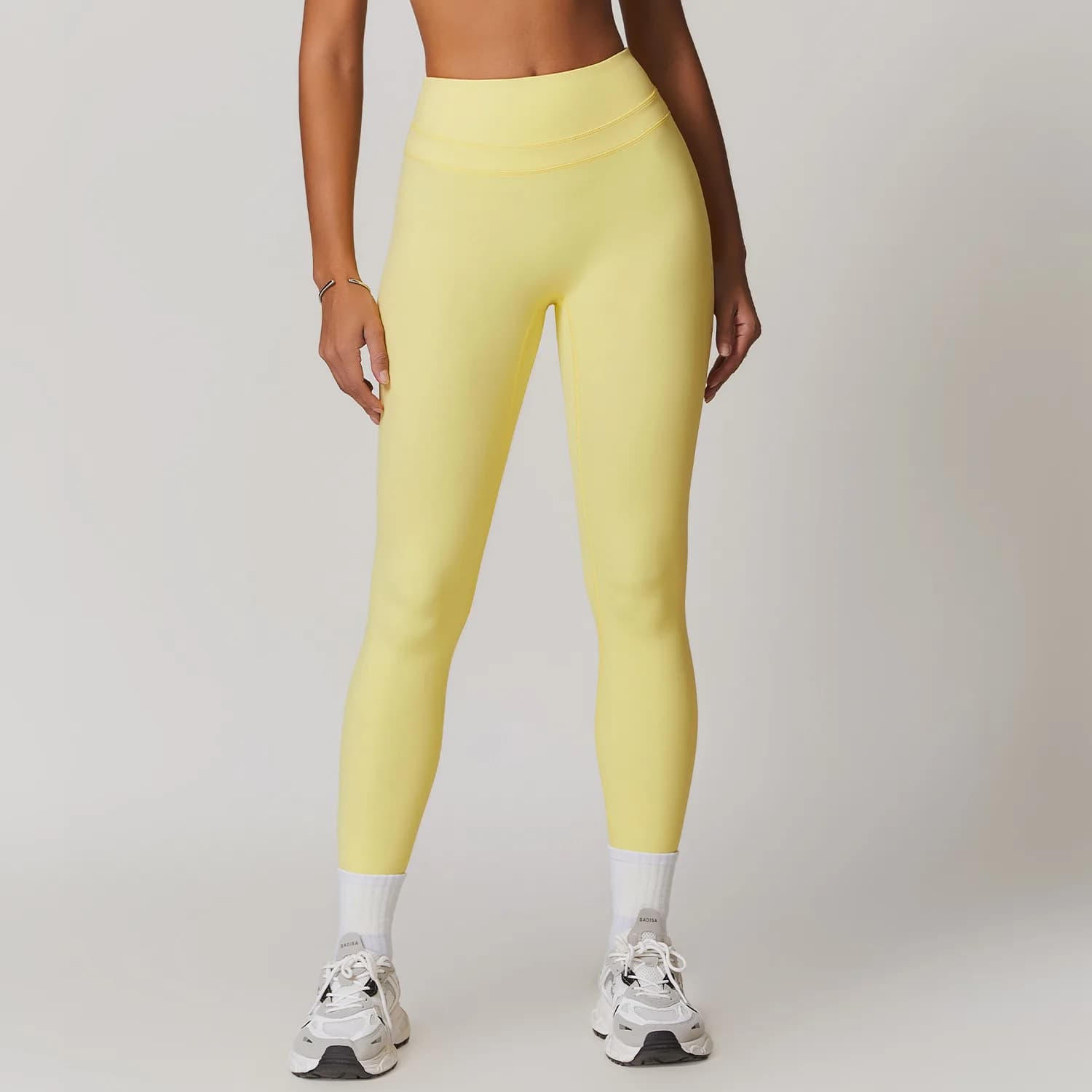 JUREN Yoga pantaloni Leggings donna Fitness Leggings Running ciclismo pantalone Leggings sportivi traspiranti allenamento a vita alta abbigliamento da palestra