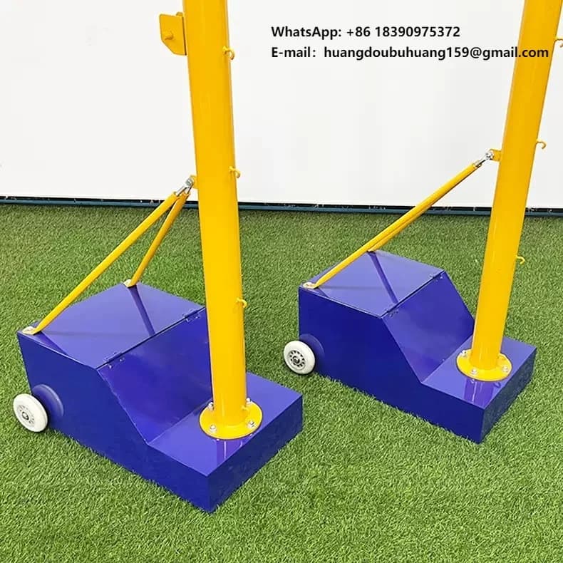 Multifunctional Equipment for Sports Fields: Central Network for Tennis Training and Entertainment, Pickleball, Badminton and Volleyball