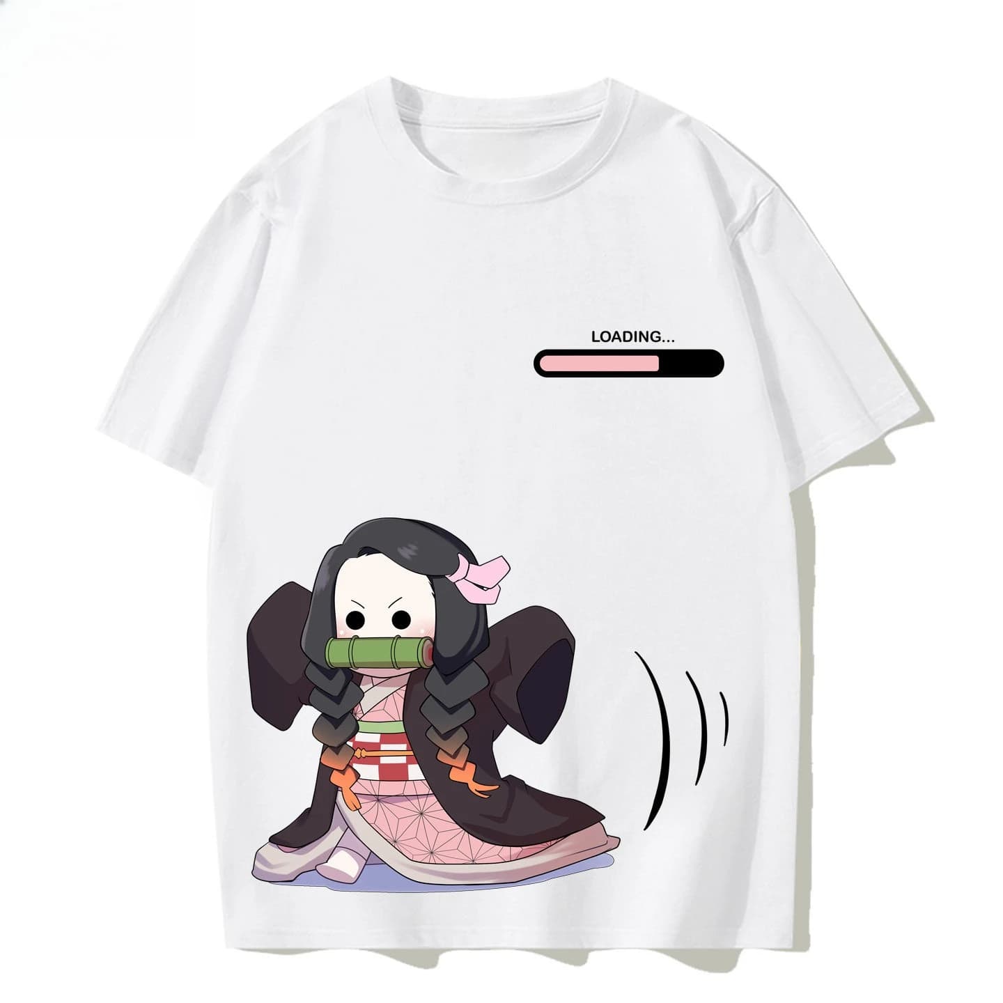 Nuova T-shirt 2026 Demon Slayer Tanjiro Kamado con Stampa, Manica Corta, per Uomo e Donna, Sport e Fitness