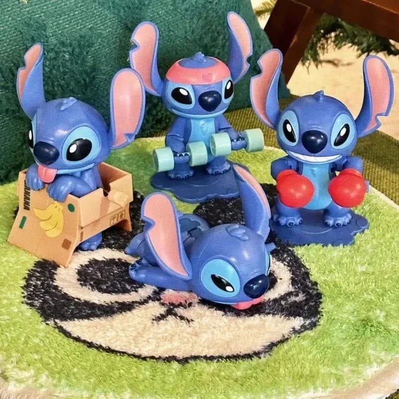 Originale 52toys Disney Stitch Galactic Ace Series Blind Box - Action Figure Anime da Collezione Movibile a Carica Manuale, Giocattolo Decorativo da Scrivania