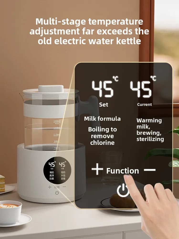Constant temperature electric kettle, hot water boiler, integrated teapot with automatic thermal insulation