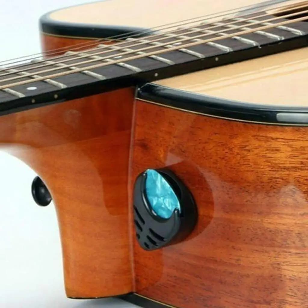 Set di plettri per chitarra acustica ed elettrica in celluloid, spessore 0,46 mm, multicolore, con scatola per la pratica dei musicisti