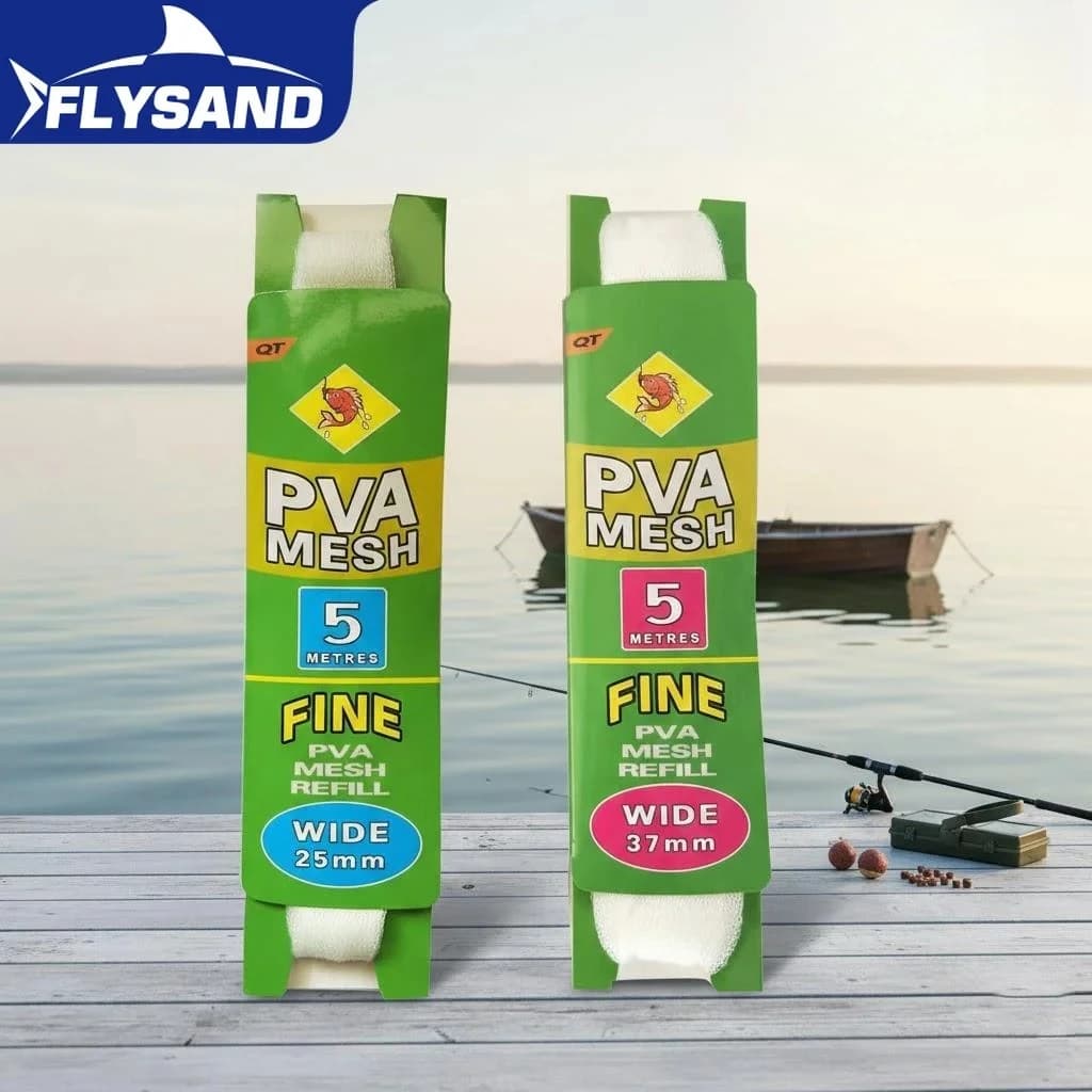 Rete da Pesca Solubile in Acqua PVA, Tubo per Rete da Pesca Biodegradabile, Attrezzatura da Pesca per Carpe