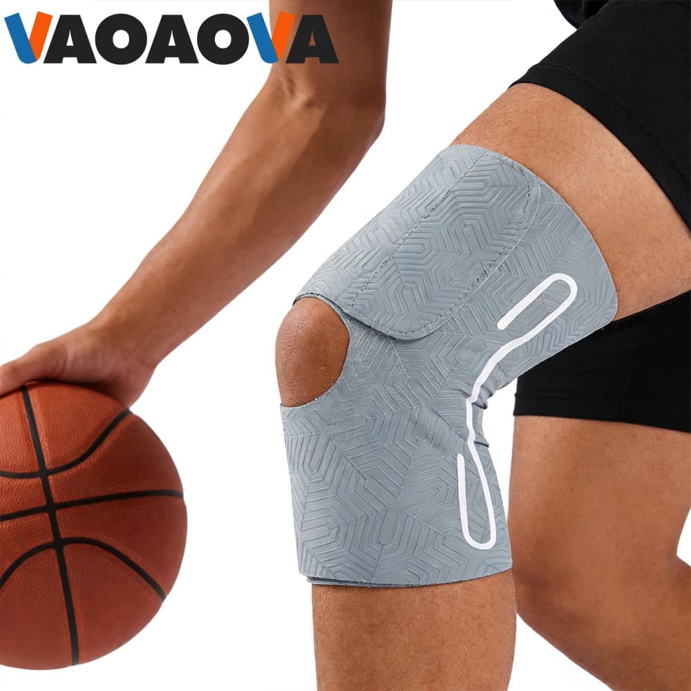 1 Pezzo di Tutore per Ginocchio Sportivo Dynamic Fit | Supporto per Menisco, Design Unisex per Corsa/Escursionismo, Protezione per Ginocchio Regolabile e Stabile