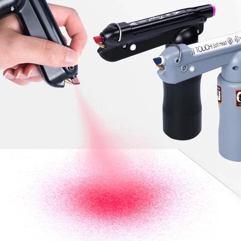 Kit aerografo con pennarello portatile Mini pennello ad aria wireless automatico portatile fai-da-te per decorare torte, arte, trucco, unghie, pittura di modelli