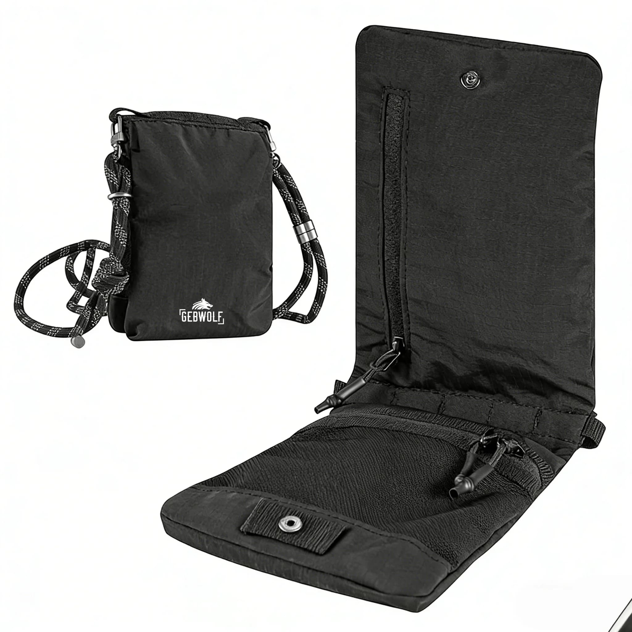 Borsa multifunzionale per cellulare Mini borsa a tracolla Portafoglio da viaggio Borse gonfie Custodia organizer RFID Custodia facile da nascondere