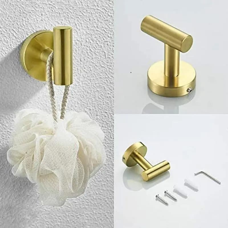 Set di accessori da bagno in 3 pezzi: portasciugamani, porta TP, ganci per accappatoio, accessori da bagno eleganti e durevoli
