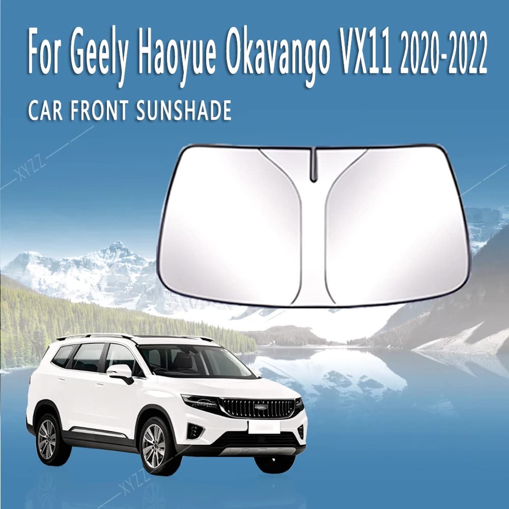 Parasole per Parabrezza Anteriore Auto, Isolamento Termico, Visiera Parasole Estiva, Accessori Auto per Geely Haoyue Okavango VX11 2020~2022