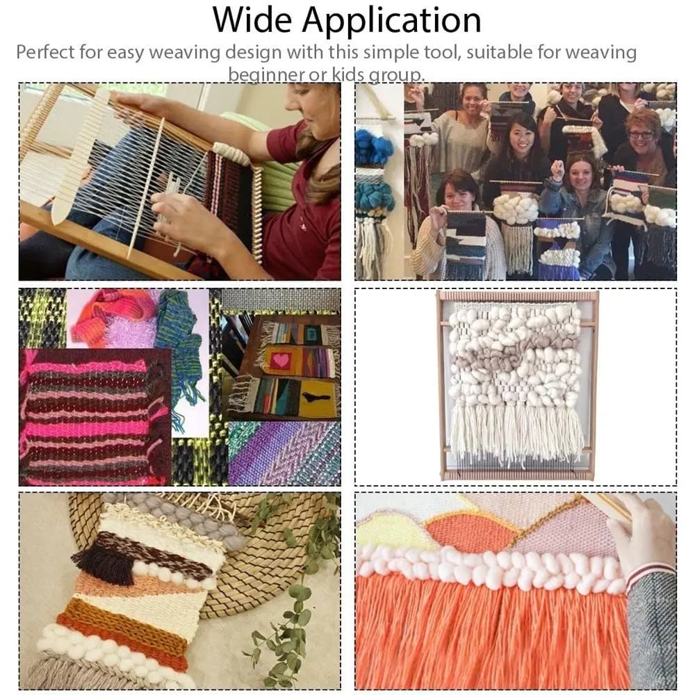 Educational Easy Operate DIY For Children Girl Household Craft Weaving Loom Knitting Machine Handcraft Knitted