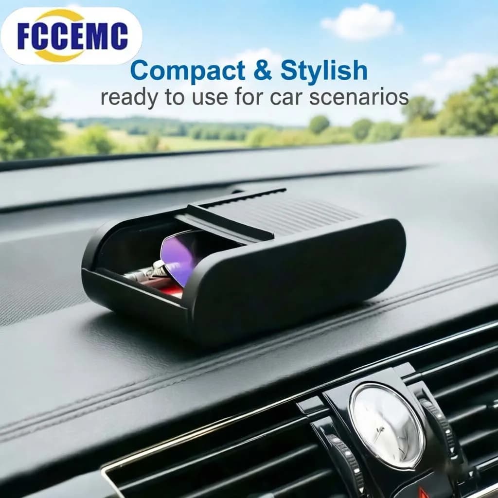 Scatola portaoggetti estraibile per cruscotto auto, organizer autoadesivo per occhiali, chiavi, monete, carte, piccoli oggetti, accessori per interni auto