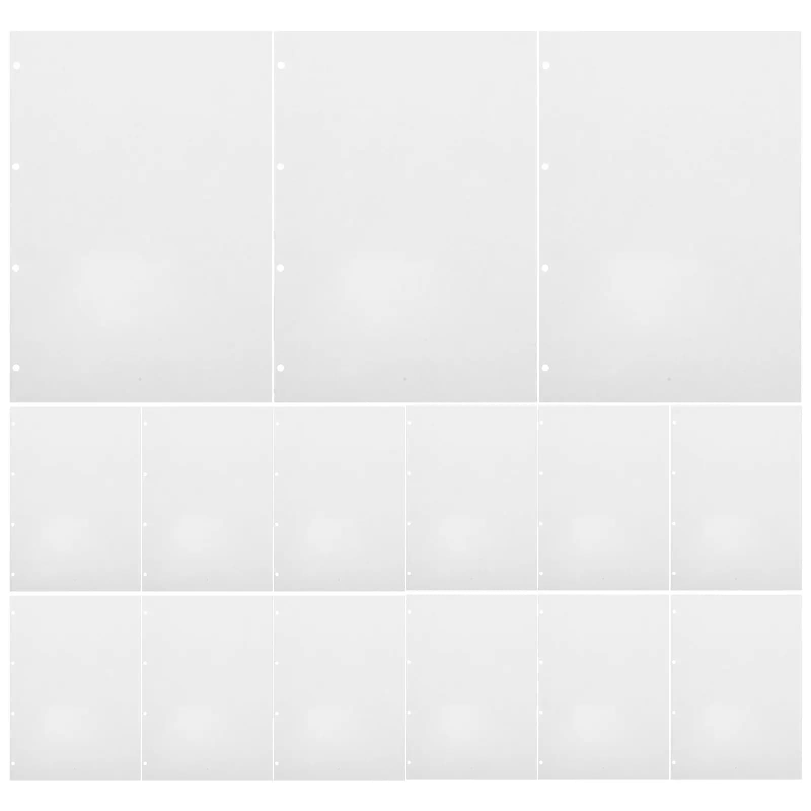 40Pcs Loose Leaf Binder Paper Refills Double-Sided A4 Scrapbook Planner Inserts Refillable Notebook Replacement Filler