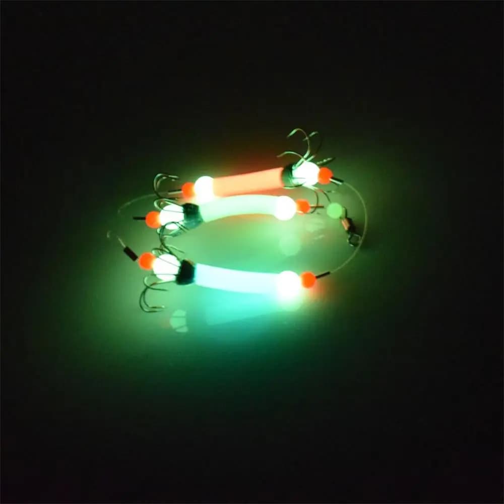 Bionic Luminous Squid Hook Fishing Lure - Perfect for Night Fishing in Freshwater & Saltwater
