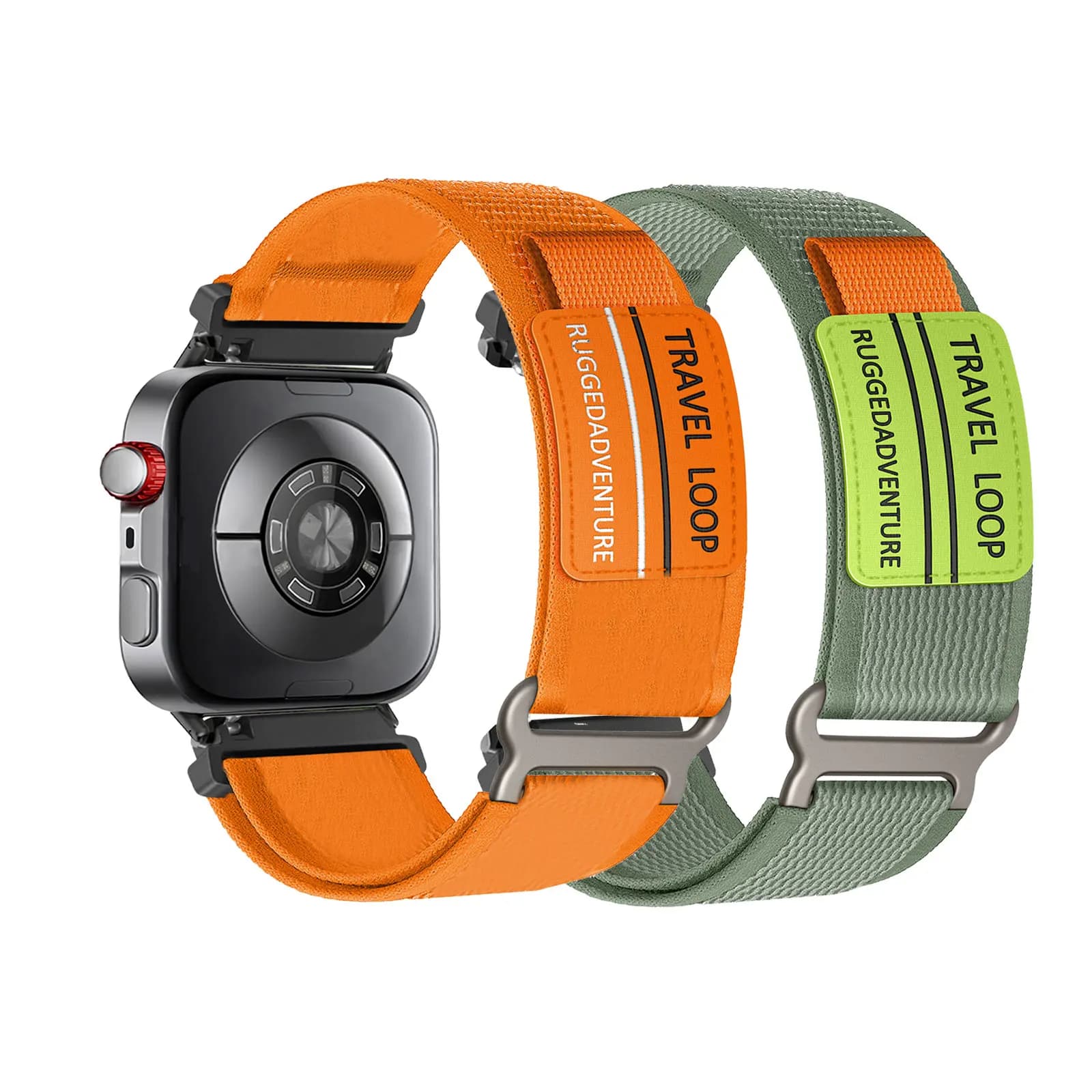 2 cinturini in nylon con velcro per Huawei Watch Fit 3/Fit 4/Fit 4 Pro