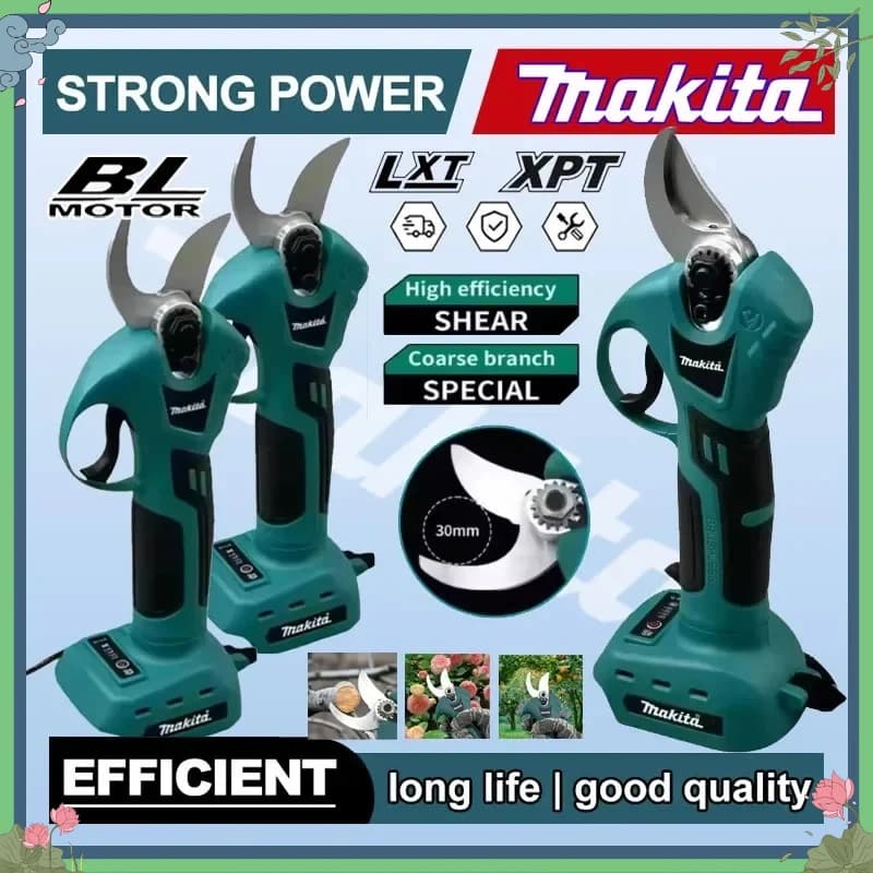 Makita Wireless Professional Electric Scissors, Power Supplies, Garden Tools for 18V Battery