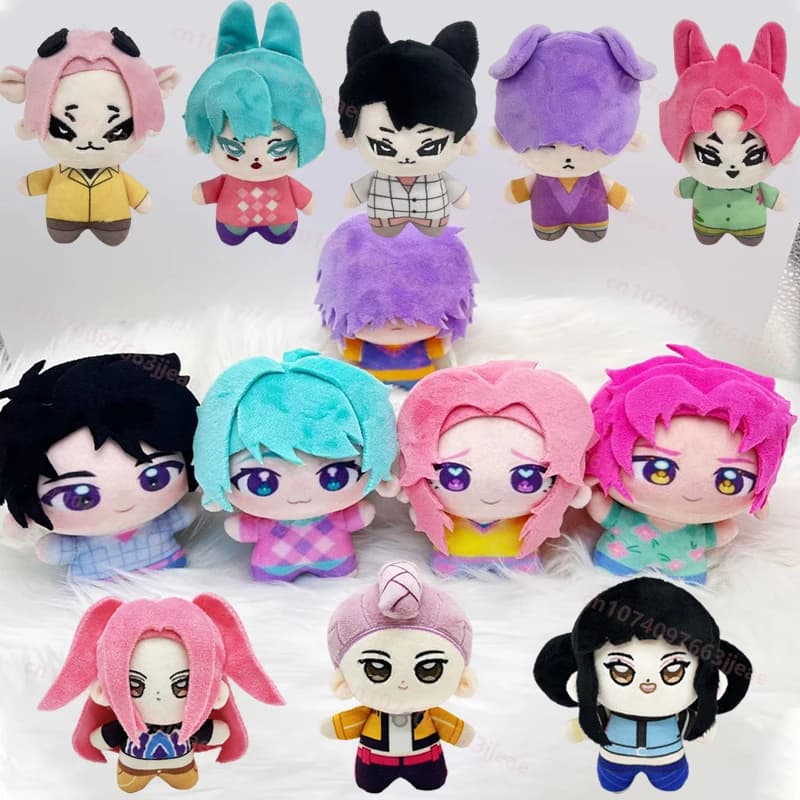 Nuovo 12 centimetri Kpop Demon Hunters Ragazza Gruppo Peluche Nuovo Kpop Demon Hunters Farcito Bambola Zaino Portachiavi Ciondolo Per Il Regalo Di Compleanno Del Capretto