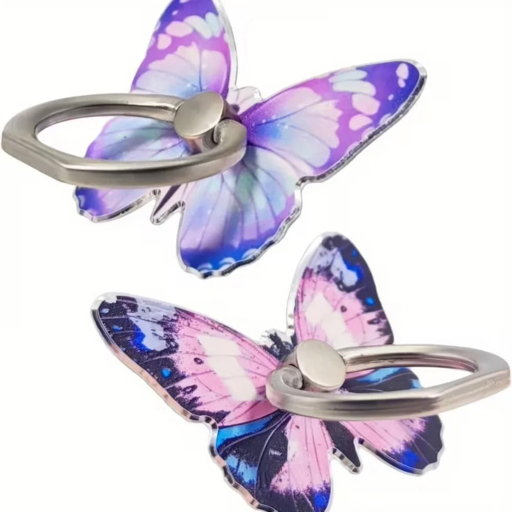 1 Pezzo Bellissimo Supporto per Telefono a Forma di Farfalla, Anello Porta Cellulare, Accessorio Supporto per Telefono