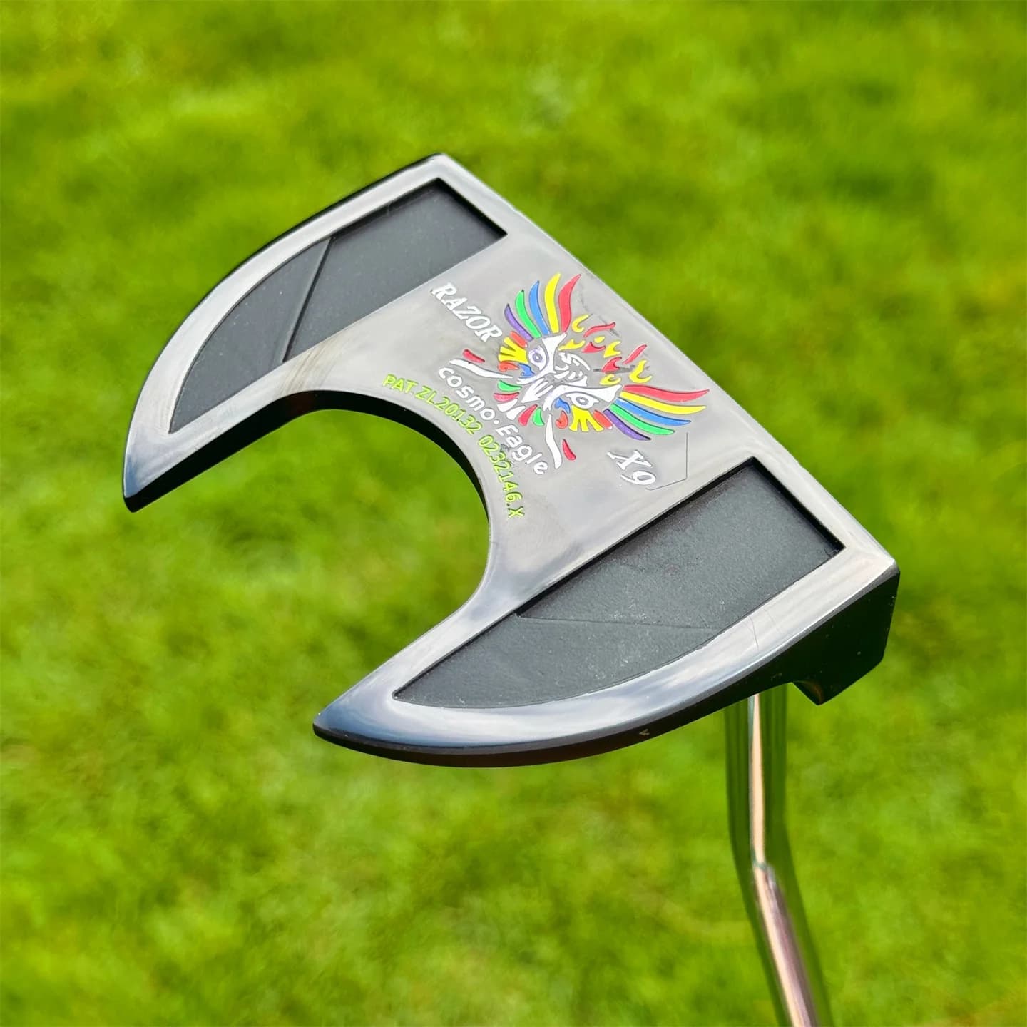 Cosmo Eagle RAZOR X9 Golf Putter Mallet Type High MOI Stability Golf Club for Men Right Hand With Headcover