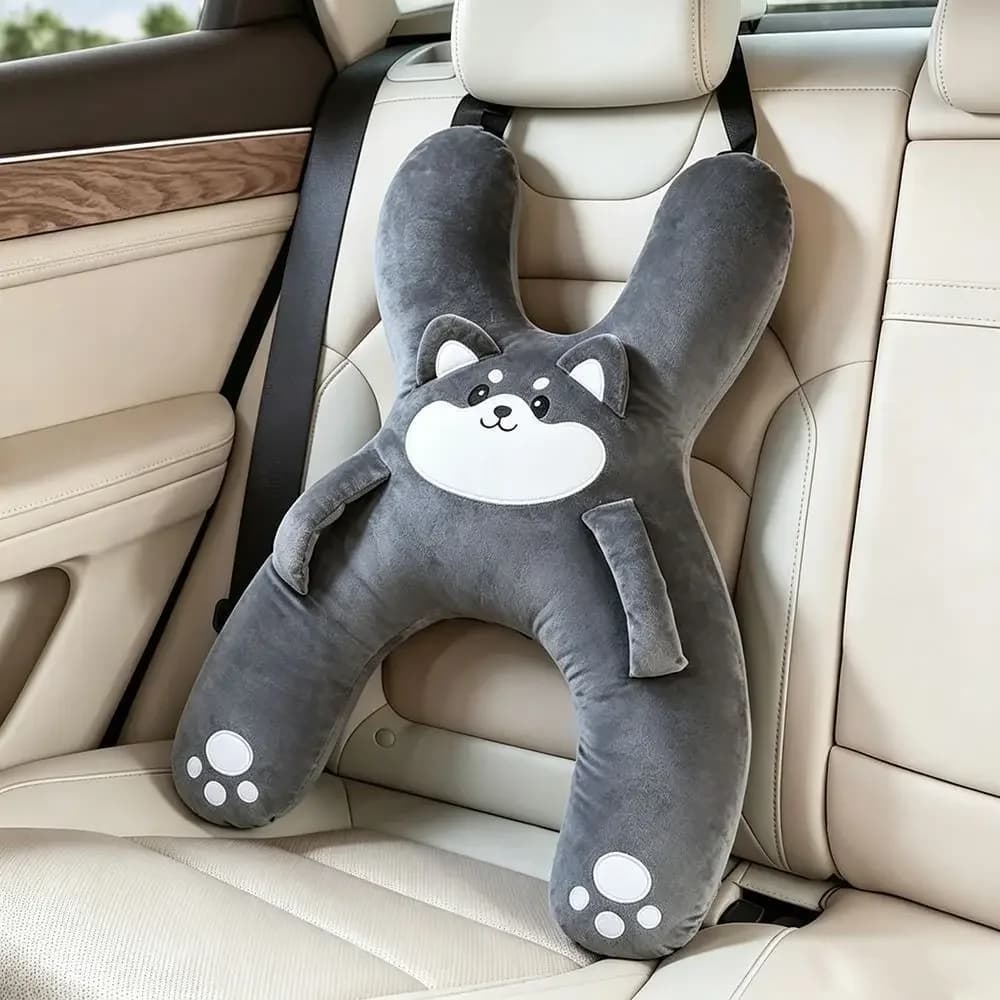 Car Sleep Neck Pillow Comfortable Travel Pillow 1PCS Cute Car Neck Pillow Safe Sleep Prevent Head Backward Tilt