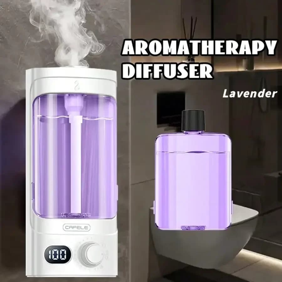 Diffusore di aromi, diffusore di grande capacità, umidificatore d'aria, diffusore elettrico di oli essenziali, 100 impostazioni regolabili, spegnimento automatico