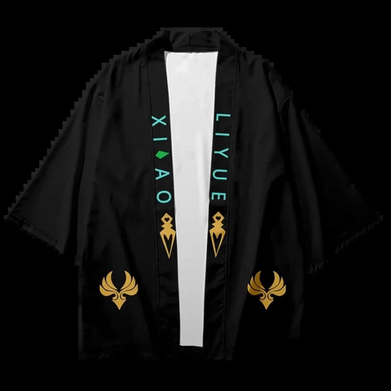 2026 Game Genshin Impact Kimono 3D Print Xiao Cosplay Haori Cloak Party Tops Streetwear Summer Unisex 7WXKS