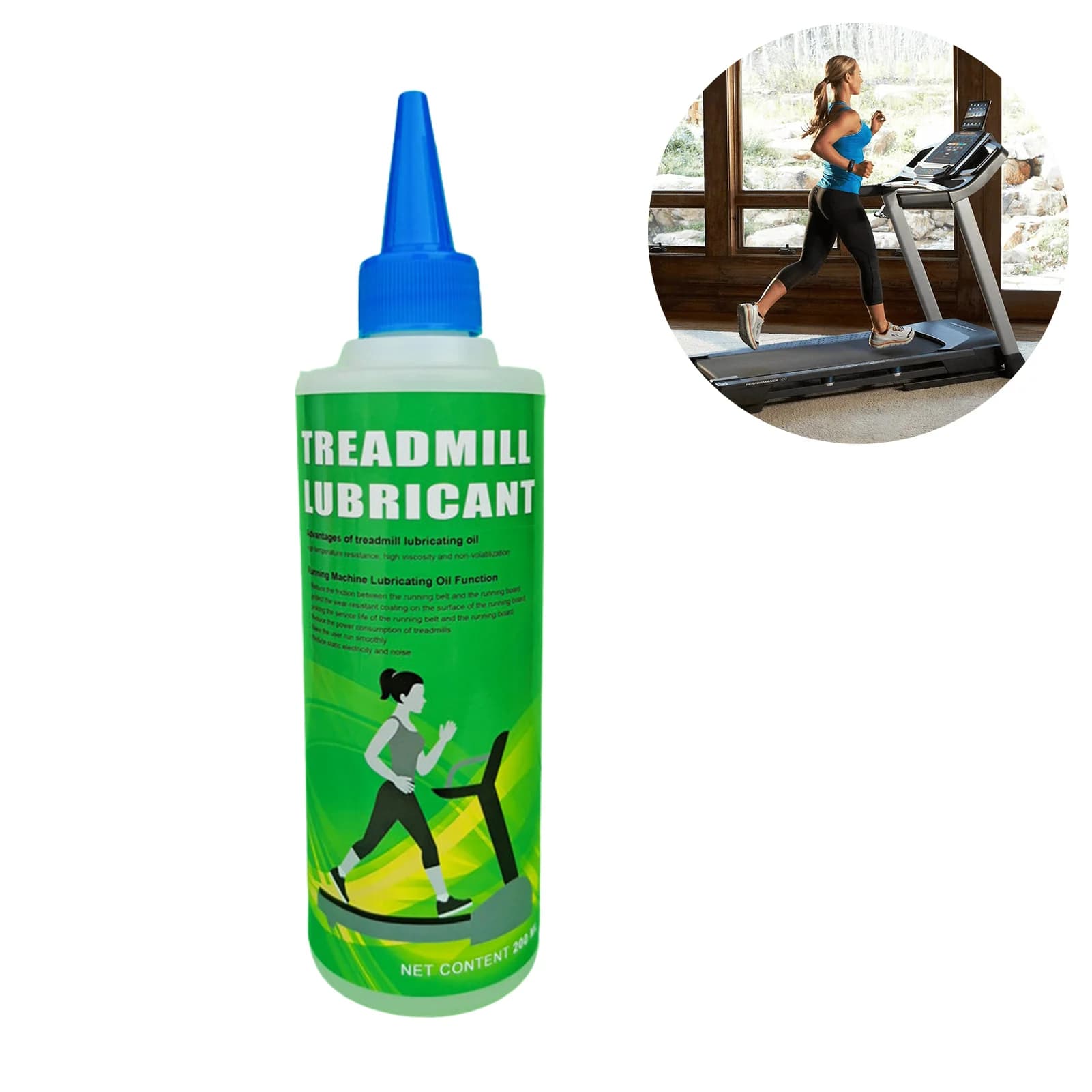 200ml Silicone treadmill belt lubricant no smell treadmill Silicone lubricant running machine maintenance oil for instrument treadmill
