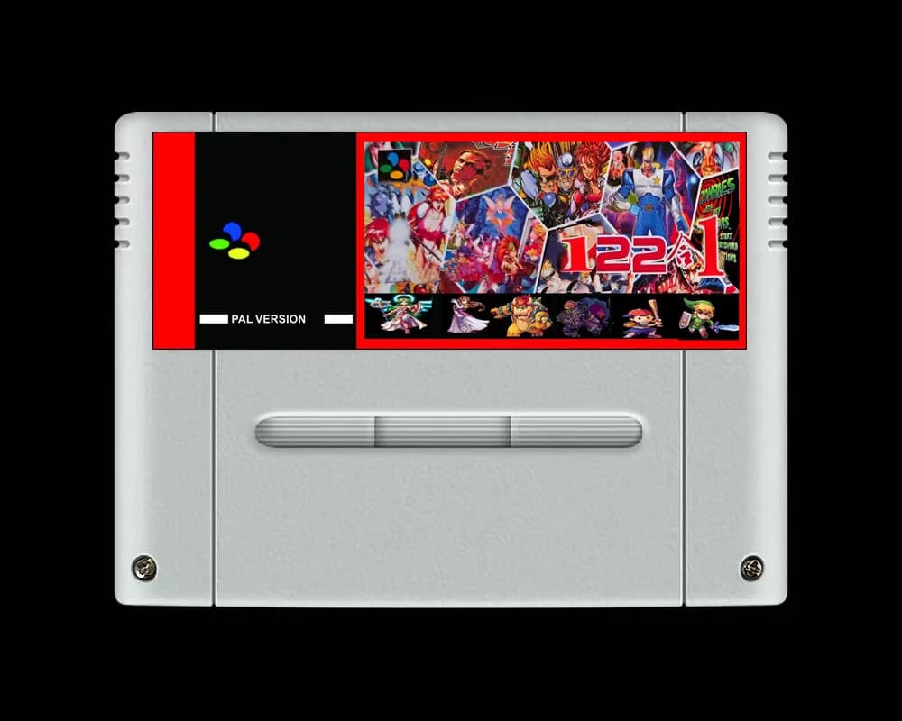 Super 122 in 1 Giochi con Axelay Captain Commando Castlevania - Dracula X Final Fight Super Bomberman123