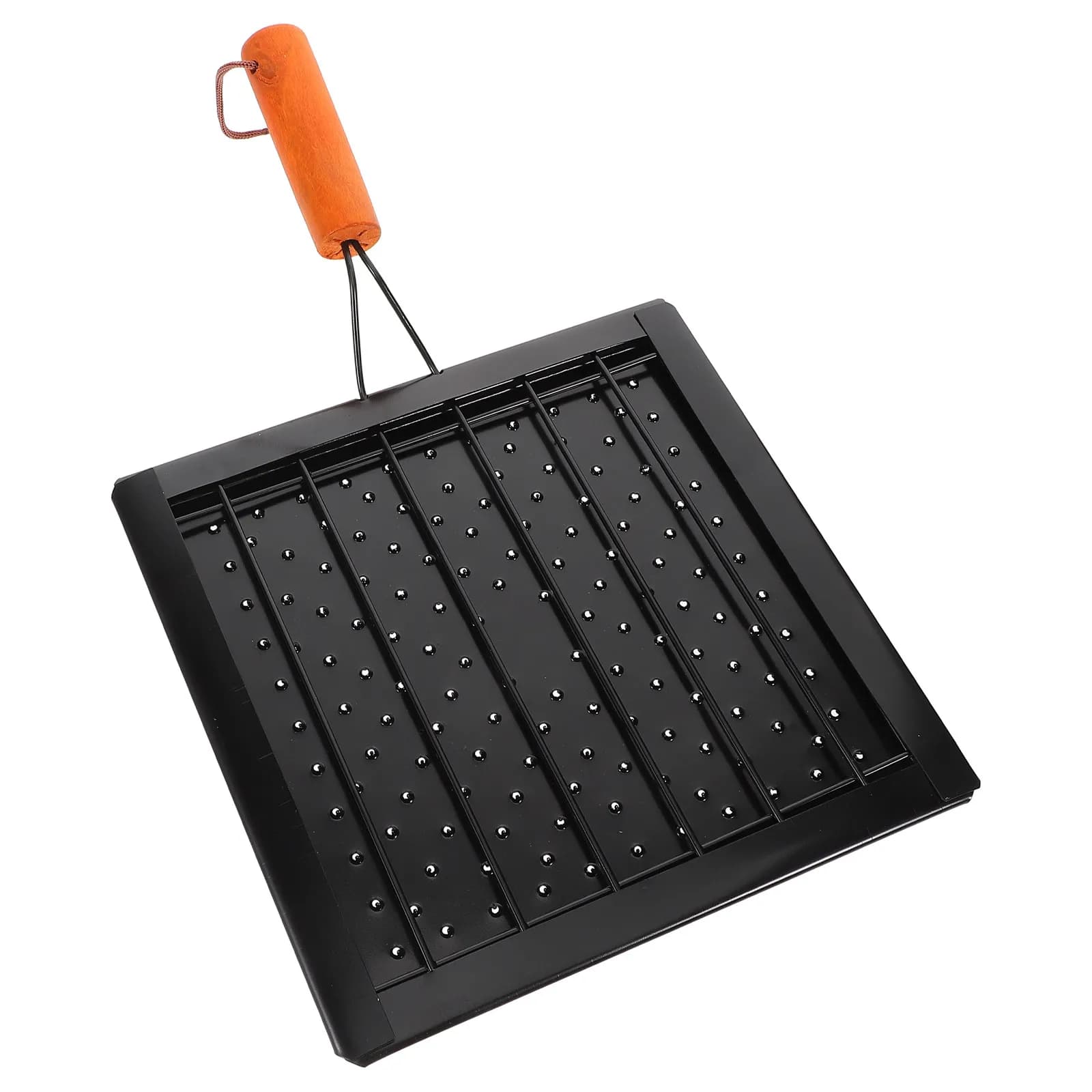 Griglia Pieghevole per Campeggio, Robusta Griglia per Pesce, Vassoio per Barbecue, Tostapane Portatile, Griglia per Cucina da Esterno