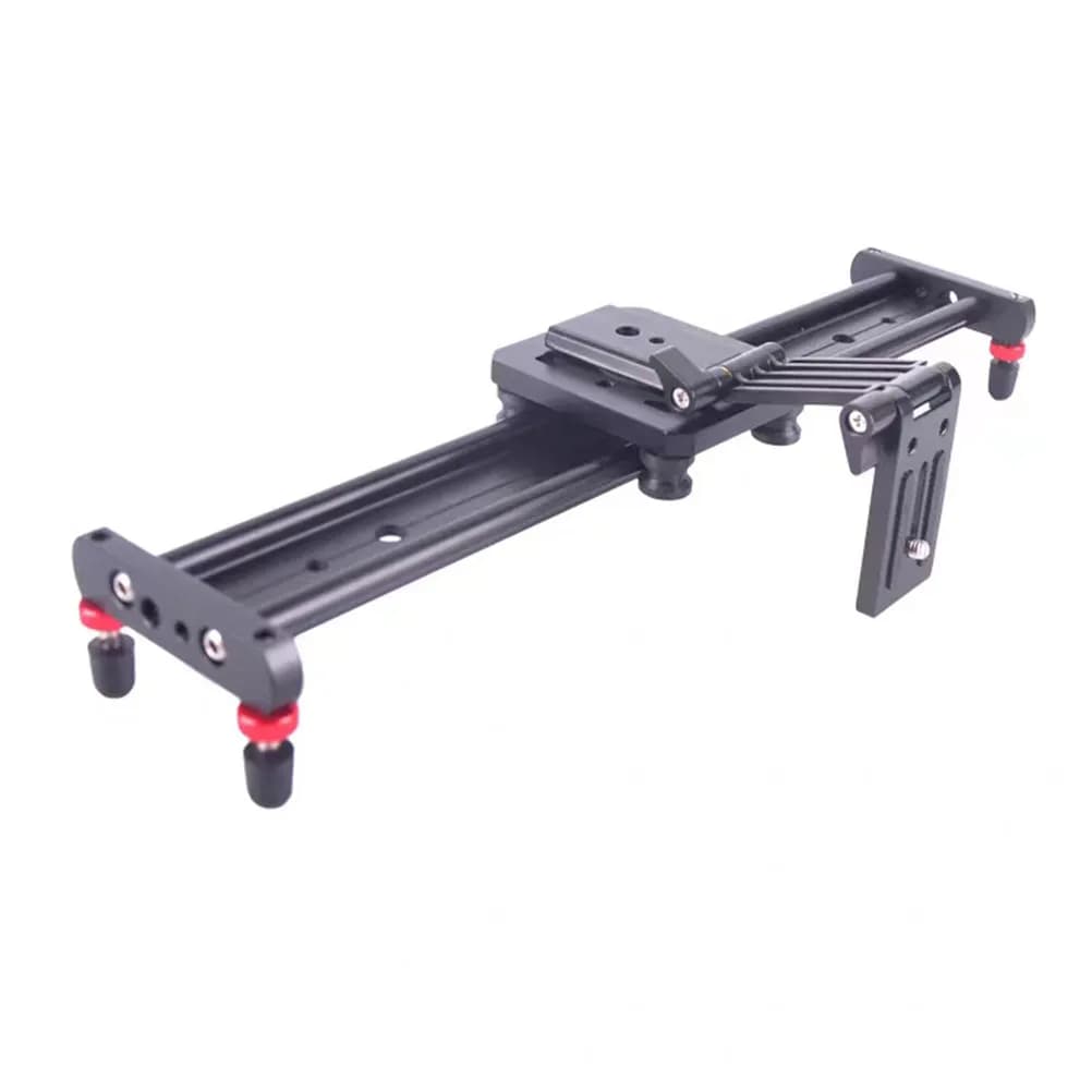 Supporto a Treppiede a Forma di Z con Testa Inclinabile, Nero, in Alluminio CNC per Fotocamere DSLR, Monopiede, Slider, Rig e Stabilizzatore
