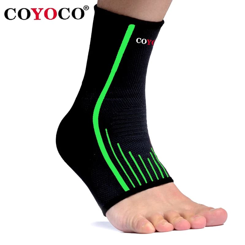 Tutore per caviglia COYOCO - Supporto antispruzzo traspirante per sport, palestra e ciclismo - Recupero e protezione da infortuni