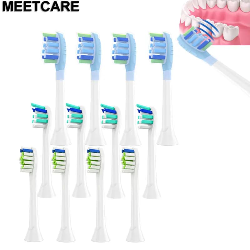 Replacement Brush Heads for Oral-B Electric Toothbrush Fit Advance Power/3D/Triumph/Pro Health Excel/Vitality Precision Clean
