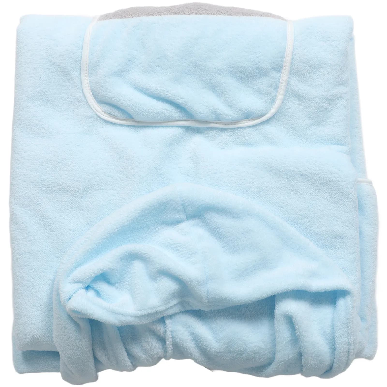 Warm Coral Fleece Bathrobe Hooded for Women Dry Absorbent Soft Bath Towel Comfortable Wearable Home Spa Robe