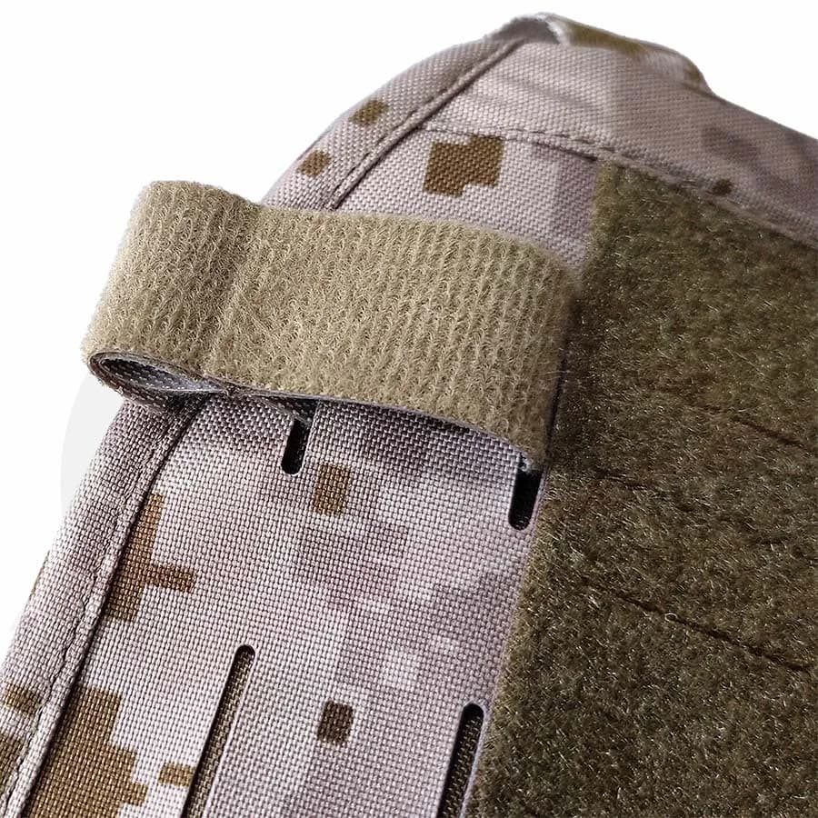 Kit di gestione dei cavi per esterni con anello di stoccaggio per accessori per la conservazione del gilet da caccia tattico
