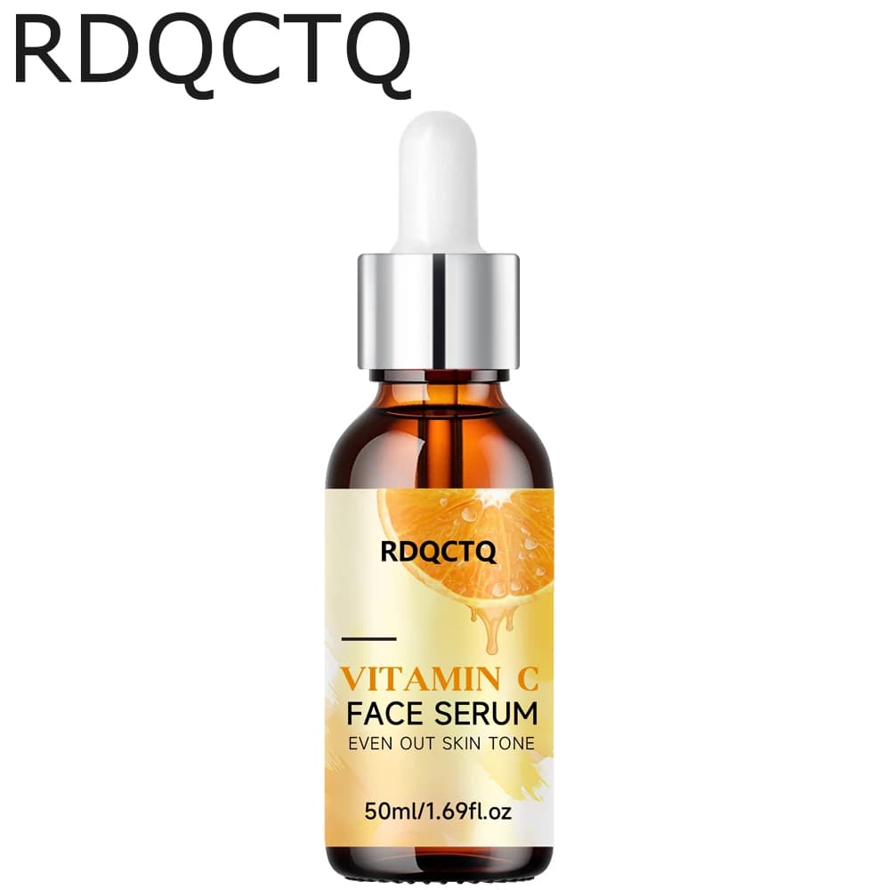 RDQCTQ Vitamin C Whitening Serum Remove Lentils Dark Macchie Dissolvence Melasma Melanine Illumina Repair Opaque Face Essence Skin Care