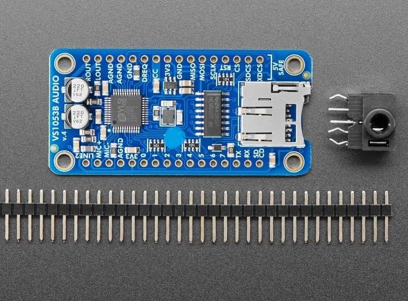 1381 Codec VS1053 + Breakout MicroSD - Riproduzione MP3/WAV/MIDI/OGG + registrazione - v4
