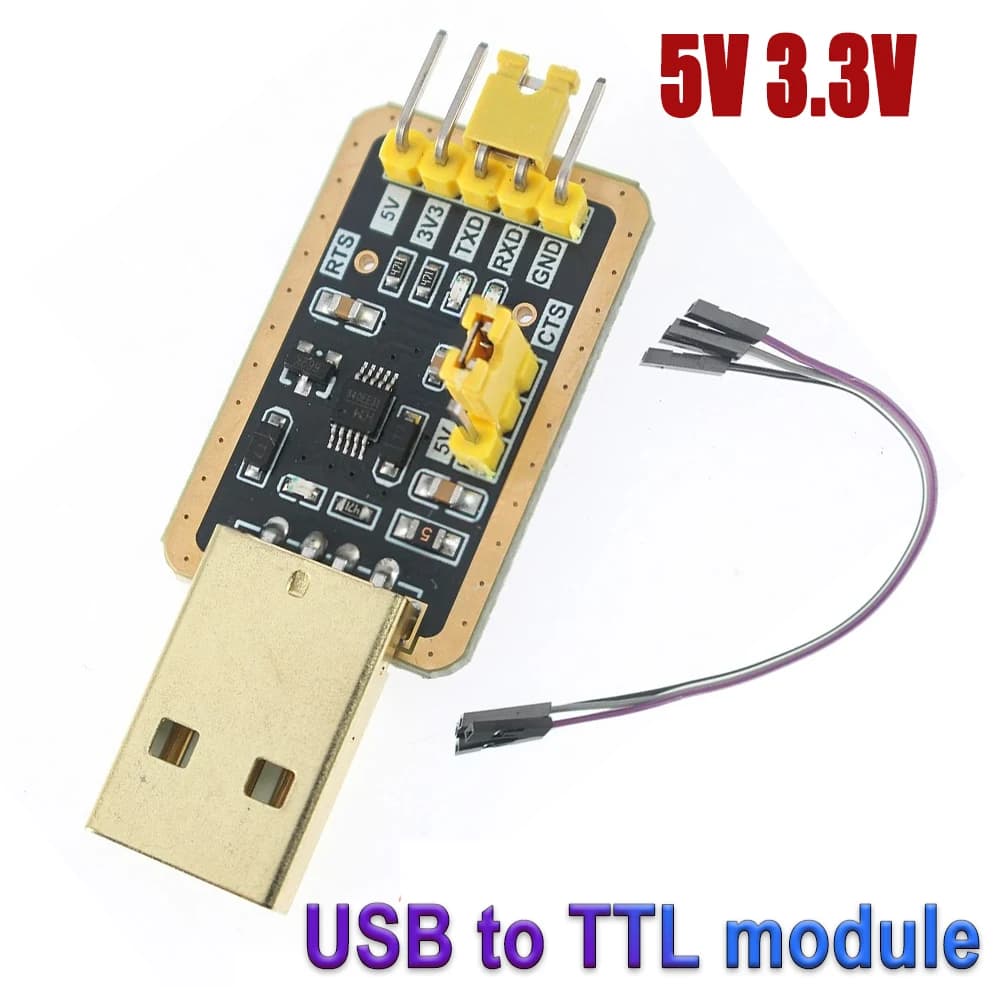 1 set CH340E Converter module from USB to TTL USB serial port modules 3.3V 5V with STC download line for Arduino