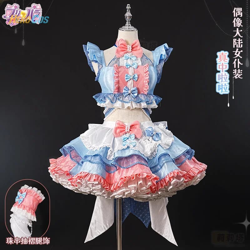 Costume Cosplay Pripara Manaka Laala per Halloween, Natale, Carnevale, Giochi di Ruolo, Comic Con, Abito Lolita HERO Cos