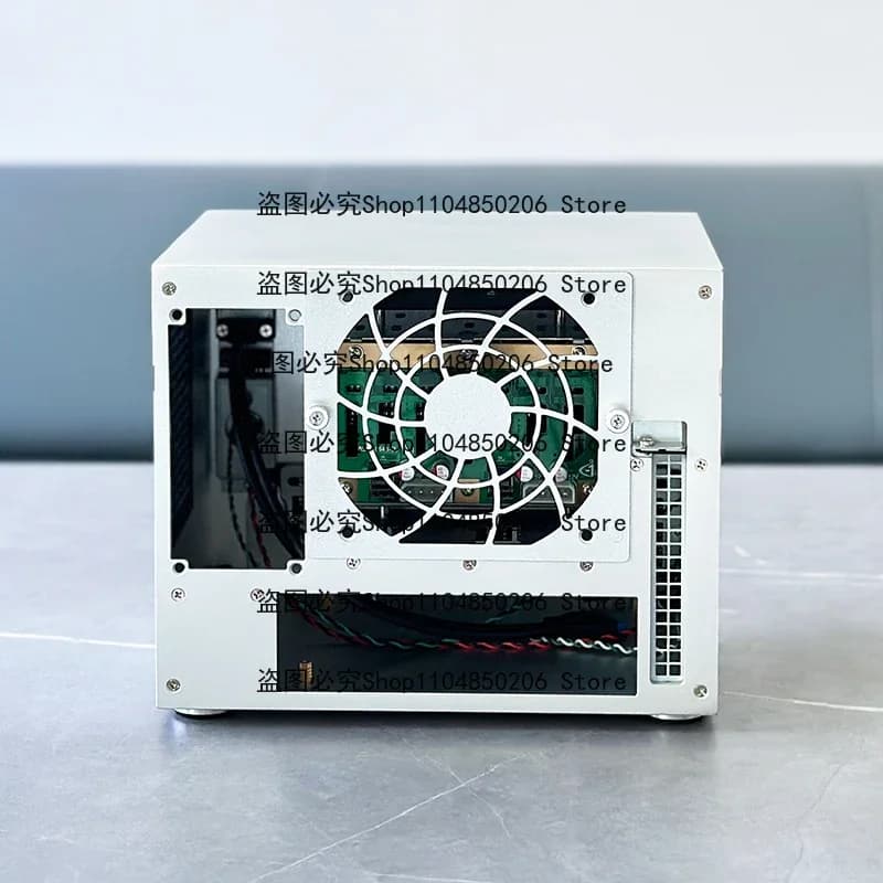 Adatto per 8 dischi 9 dischi NAS Chassis 2.5SSD Solid State Drive Mini ITX Scheda principale Alimentatore SFX Custodia in alluminio per archiviazione domestica