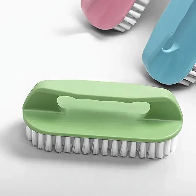 1Pc Hand-Held Hard Bristle Cleaning Brush Multi-Purpose Laundry Shoe Washing Scrub Brush for Home